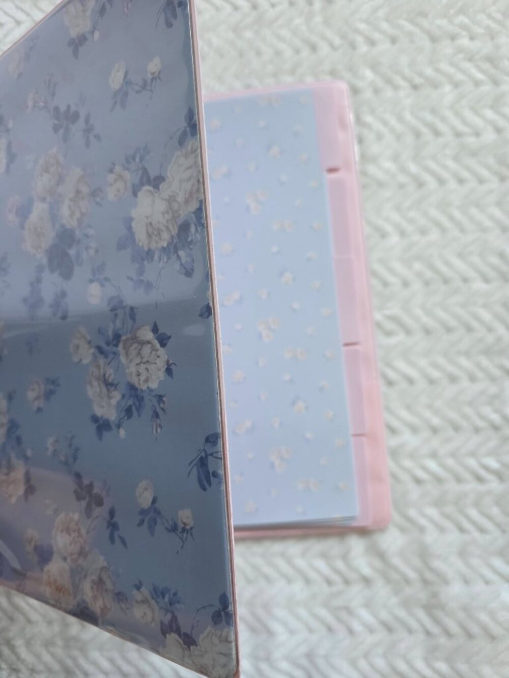 LoveShackFancy x Target Yoobi Laptop Sleeve binder blue Everblooming bundle - Picture 6 of 8